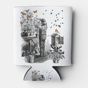 Porta-lata jardinagem vintage: presente de excelente para qua