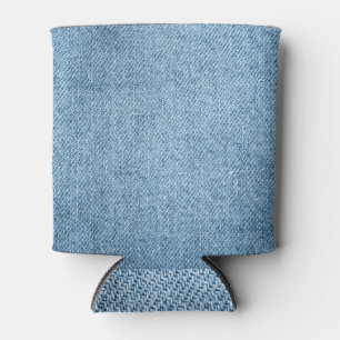 Porta-lata Jeans de qualidade: Textura sem costura linda.