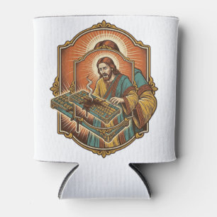 Porta-lata Jesus Café Derramado Teclado Mecânico Quebrado Tec