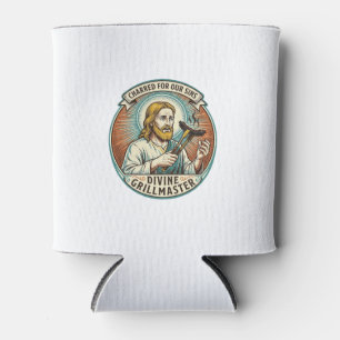 Porta-lata Jesus Completamente Queimado Preto Cachorro-Quente