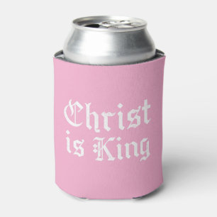 Porta-lata Jesus Cristo É Rei Arte Grunge Gothic Blackletter