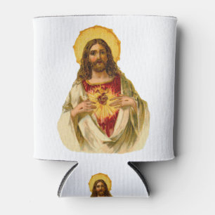 Porta-lata Jesus Cristo nosso Senhor Sagrado Coração