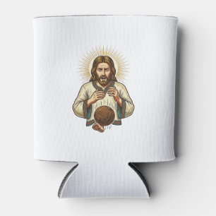 Porta-lata Jesus Derrubou Bola Medicinal Pesada Dor no Dedo d