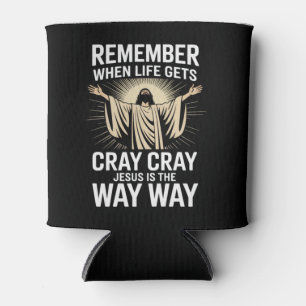 Porta-lata Jesus É O Caminho Natal Divertido Fé Religiosa 