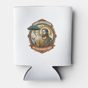 Porta-lata Jesus Irritado Nuvem Escura Chuva Relâmpago Clima
