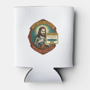 Porta-lata Jesus Irritante Aceitar Cookies Pop Up Internet Na