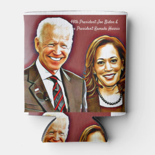 Porta-lata Joe Biden e Kamala Harris_ 46º Presidente_