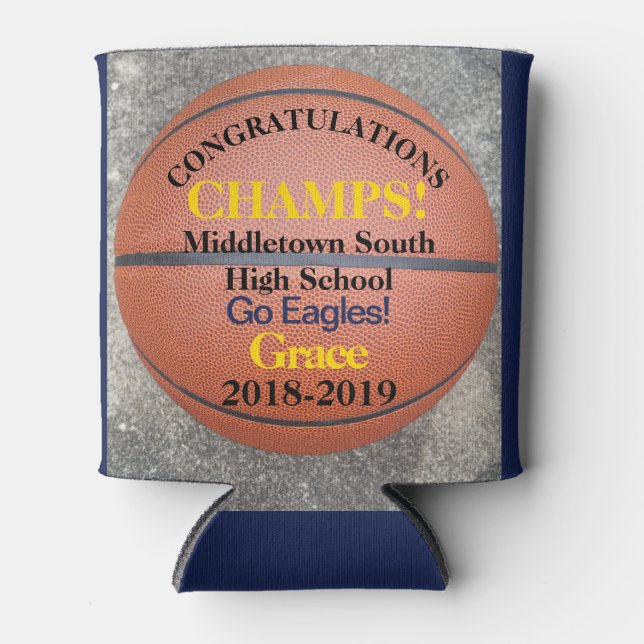 Porta-lata Jogador da Equipe de Basquete pode resfriar (Frente)