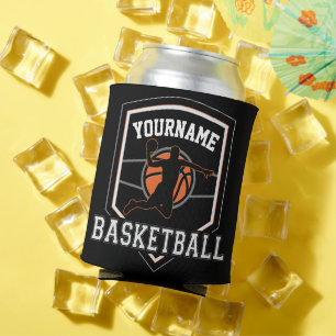 Porta-lata Jogador de Basquete Personalizado NOME Enterrada E