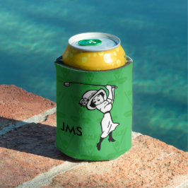 Porta-lata Jogadora personalizada de golfe