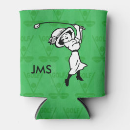 Porta-lata Jogadora personalizada de golfe