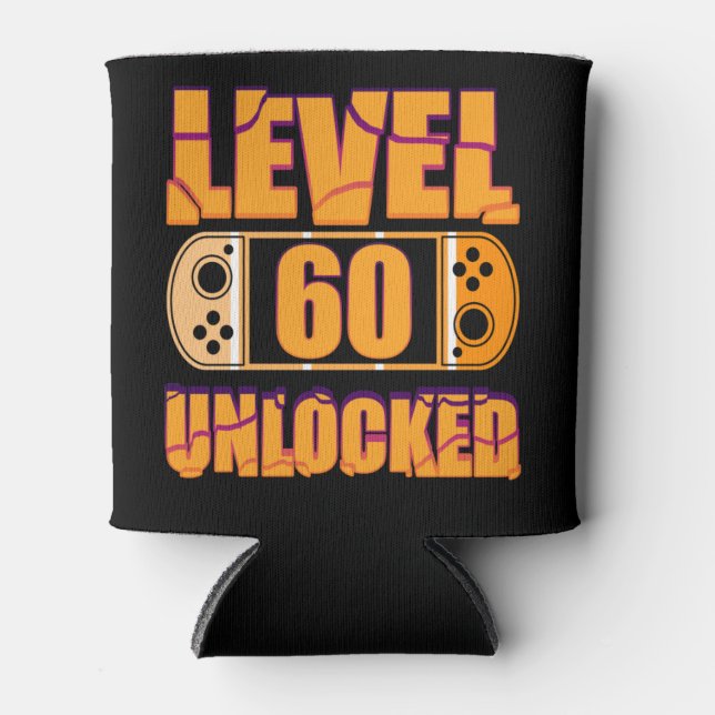 Porta-lata Jogo com 60 anos de Idade para Jogos - Jogo com 60 (Frente)