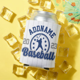 Porta-lata Jogo de jogador de beisebol de equipe com NOME per