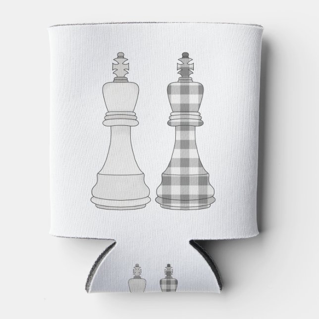 Porta-lata Jogo no Chess (Frente)