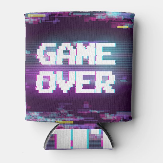 Porta-lata Jogo sobre conceito, efeito de falha. (Frente)