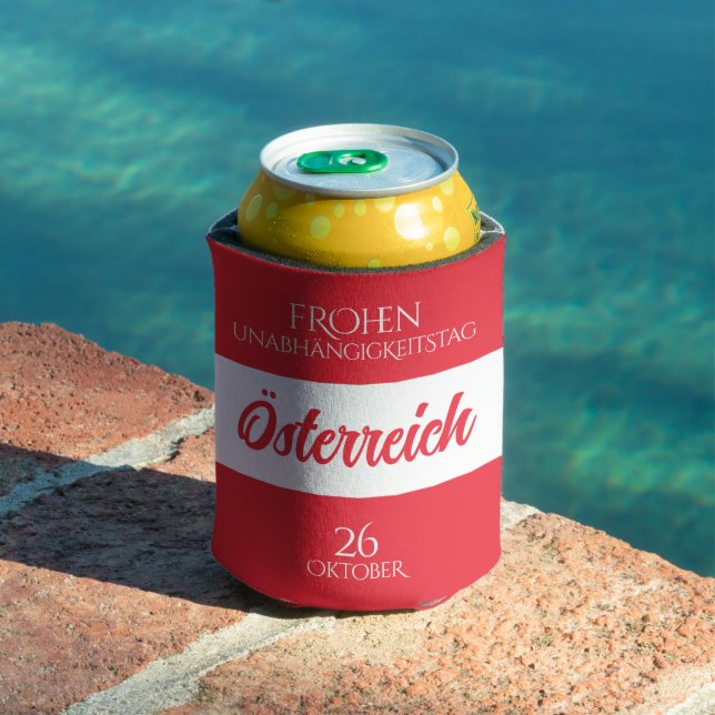 Porta-lata Jornal Nacional Austríaco Dia da Independência (Piscina in situ)