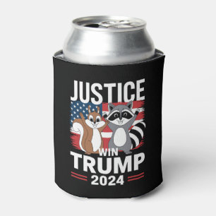 Porta-lata Justiça Para Amendoim Vence Trump 2024