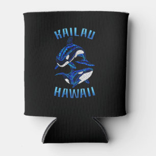 Porta-lata Kailau Hawaii Vacation Tribal Whale Orcas