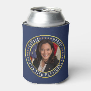 Porta-lata Kamala Harris 49º vice-presidente comemorativo