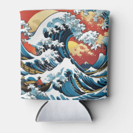 Porta-lata Kanagawa Japonês A grande onda