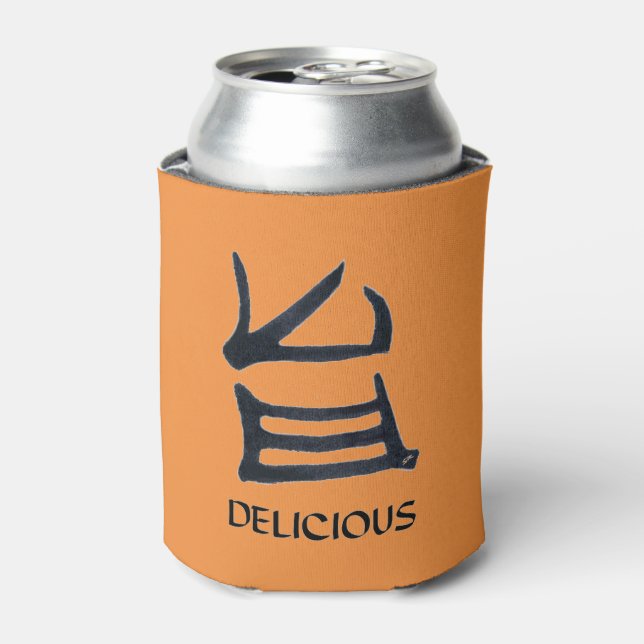 Porta-lata Kanji Delicious pode resfriar 2 lados (Can Front)