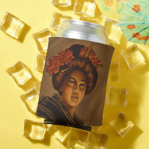 Porta-lata Karama: Atriz japonesa Romance Geisha