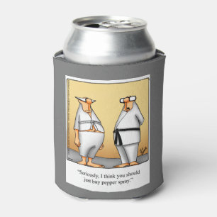 Porta-lata Karate Black Belt Humor Can Cooler