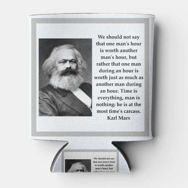 Porta-lata Karl Marx (Frente)