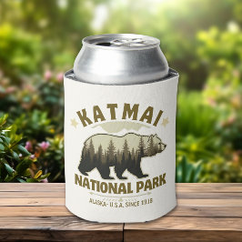 Porta-lata Katmai National Park, Established 1918, Alaska