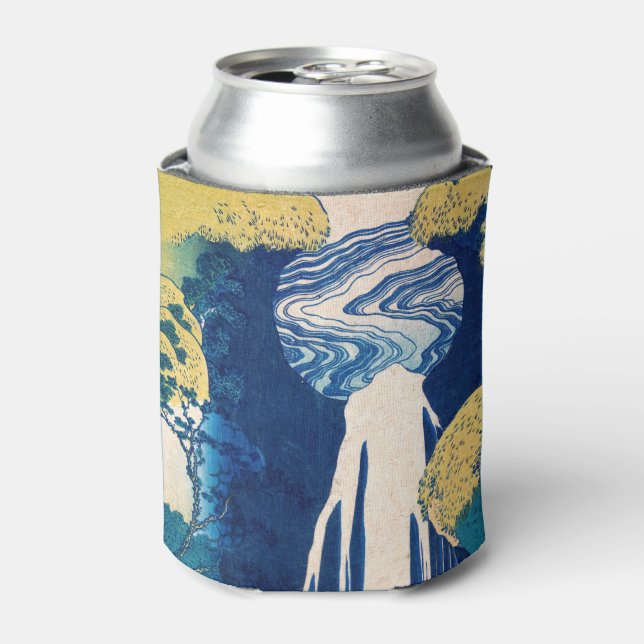 Porta-lata Katsushika Hokusai - Amida Falls (Can Front)
