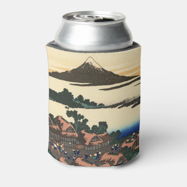 Porta-lata Katsushika Hokusai Dawn na província de Kai (Can Back)