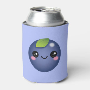 Porta-lata Kawaii Blueberry Can Cooler