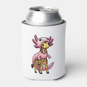 Porta-lata Kawaii Giraffe Axolotl Costume