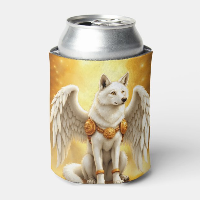 Porta-lata Keeper of the Dawn – The White Winged Wolf.  (Can Front)