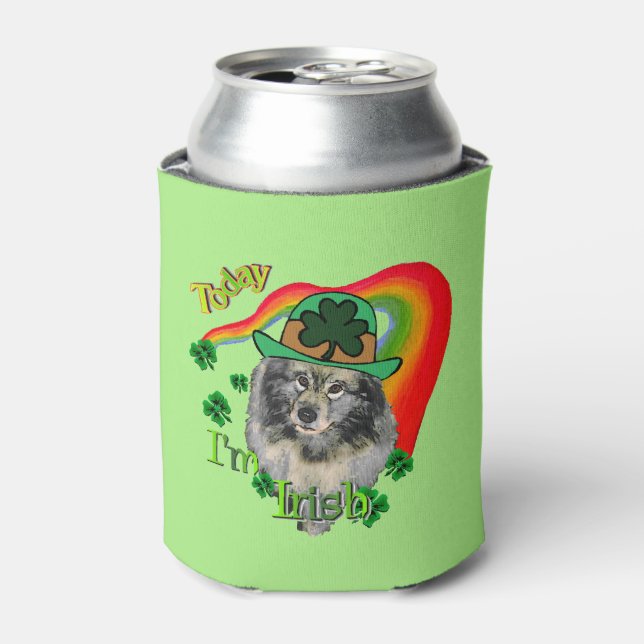 Porta-lata Keeshond St Patricks (Can Front)