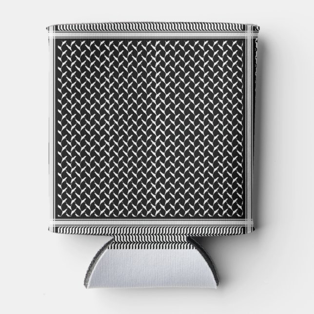 Porta-lata Keffiyeh palestino (Frente)