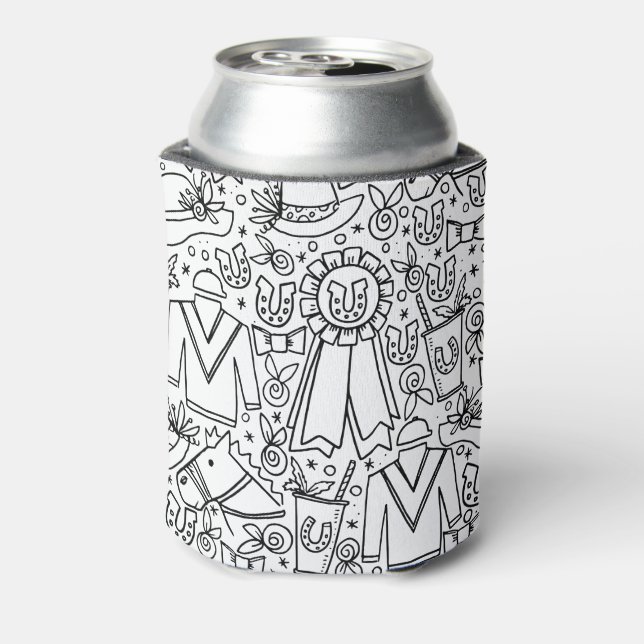 Porta-lata Kentucky Derby Party Coozie (Can Back)