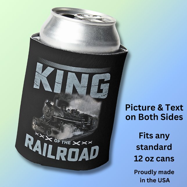 Porta-lata King of the Railroad Steam Train Locomotive (Criador carregado)