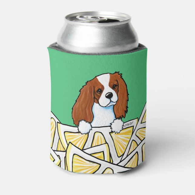 Porta-lata KiniArt Life Lemons Cavalier pode resfriar (Can Back)