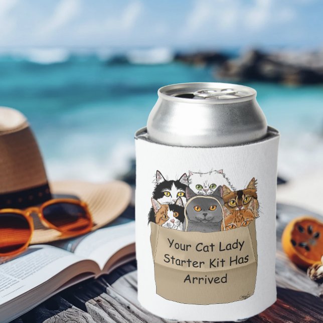 Porta-lata Kit de Iniciação de Lady Cat (Criador carregado)