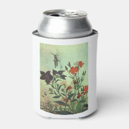 Porta-lata Kitagawa Utamaro flores-1806 natureza videiras Vin