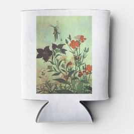 Porta-lata Kitagawa Utamaro flores-1806 natureza videiras Vin