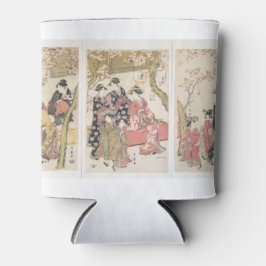 Porta-lata Kitagawa Utamaro flores-1806 vinhas naturais Vinta