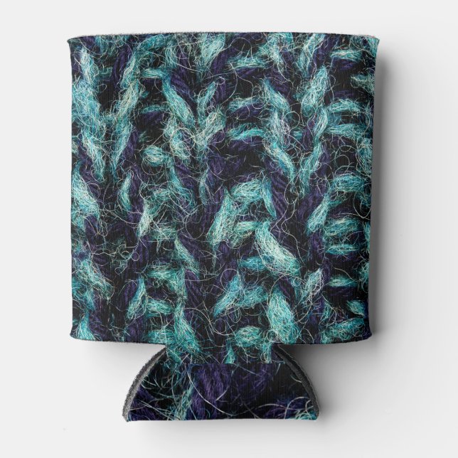 Porta-lata Lã colorida (Frente)