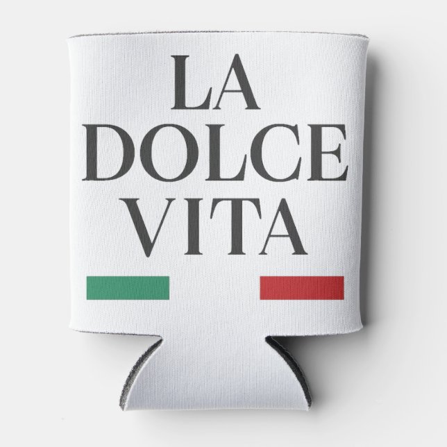 Porta-lata La Dolce Vita Can Cooler - Remessas Inspiradas Na  (Frente)