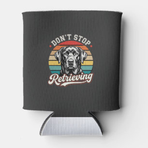 Porta-lata Labrador Não Para de Recuperar Cachorro Retro