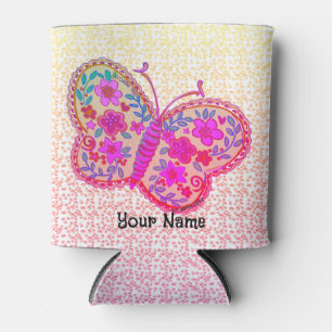 Porta-lata Lacey Butterfly pode resfriar