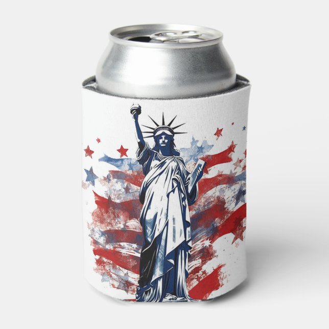 Porta-lata Lady Liberty (Can Front)