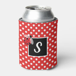 Porta-lata Ladybug e Bolinhas Can Cooler