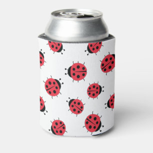 Porta-lata Ladybug Pattern Impressão Can Cooler